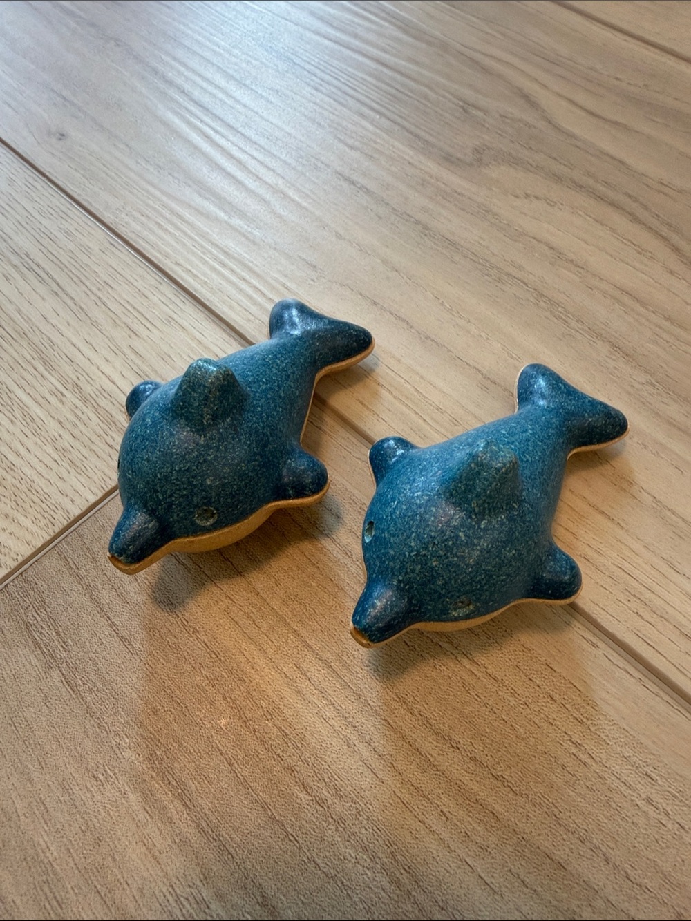 Plantoys Blue Dolphin Aquarium Whistle- Set of 2